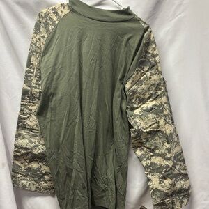 Rothco Army Combat Shirt with Camouflage Sleeves